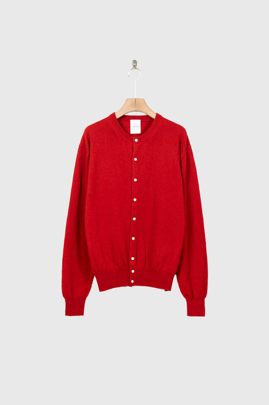 CASHMERE CREW NECK CARDIGAN .16