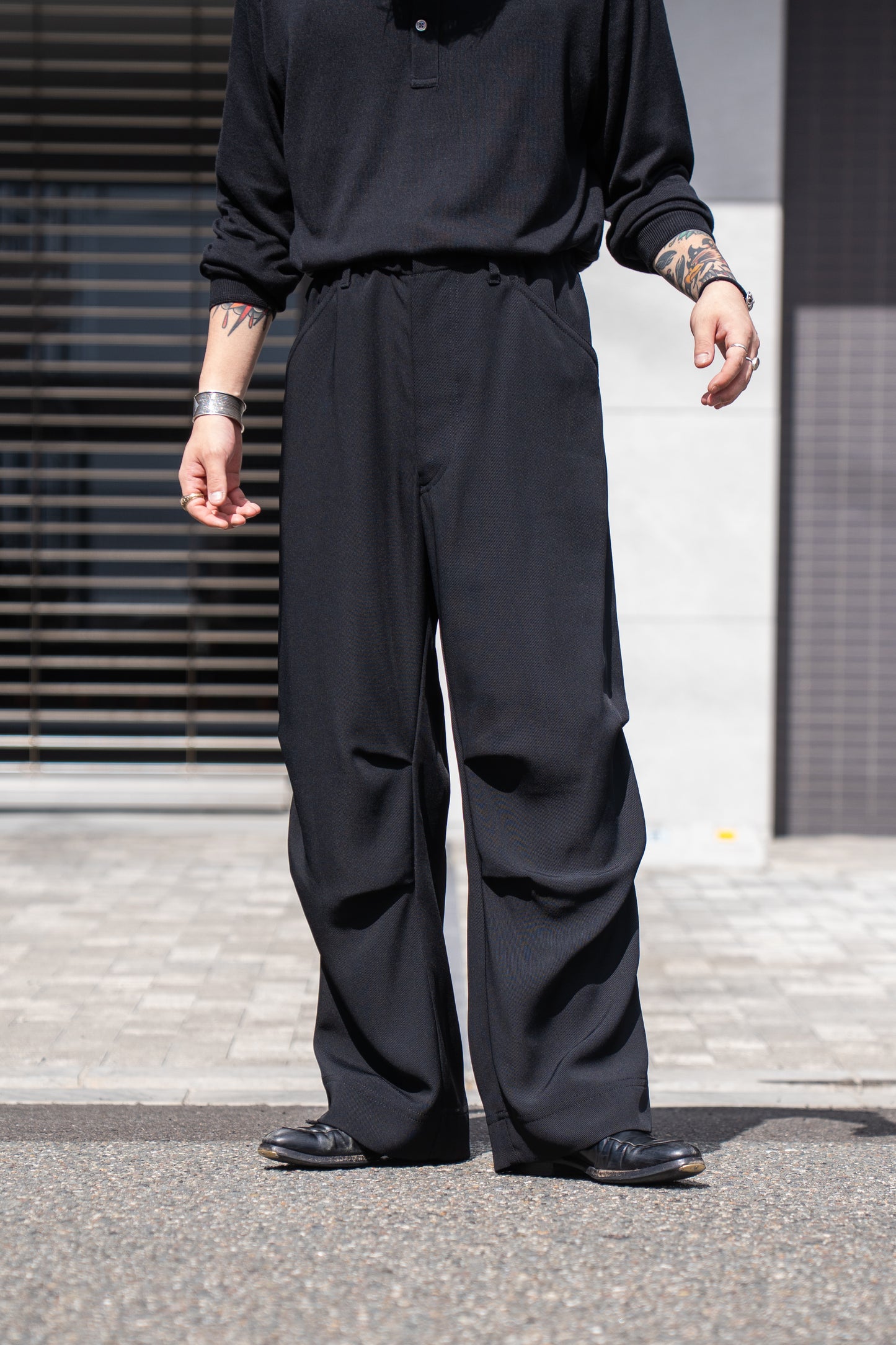 CARGO PANT IN RAYON TRICOTINE