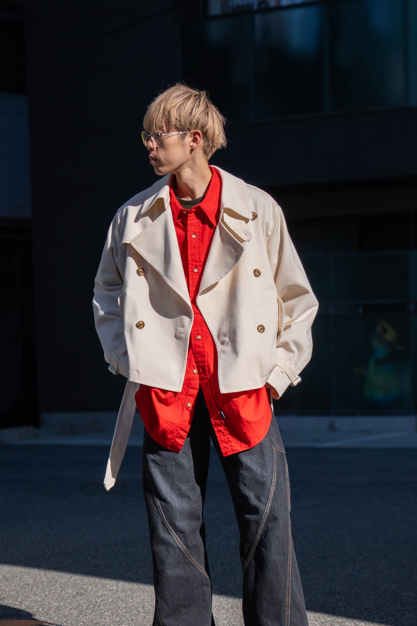 SHORT TRENCH COAT