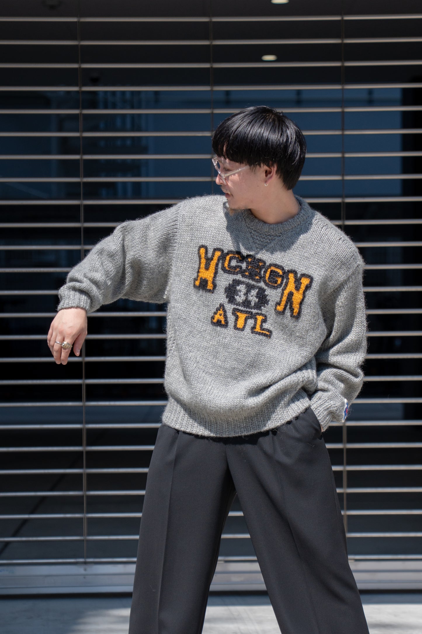 HAND KNITTING SWAETSHIRT