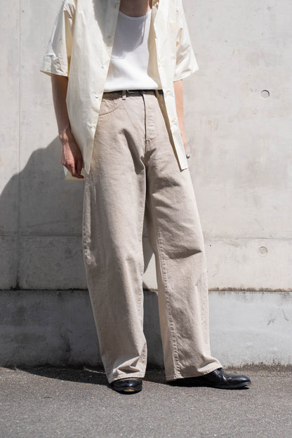 DEFORMATION WIDE COLOR DENIM PANTS(ST.1565)