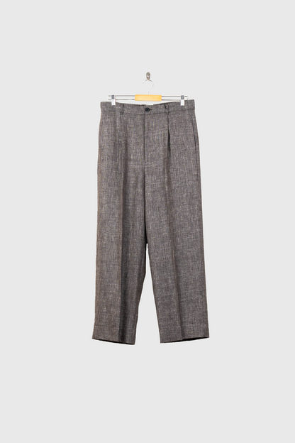 WOOL LINEN 1TUCK SLACKS