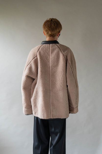 REVERSIBLE MOUTON BLOUSON