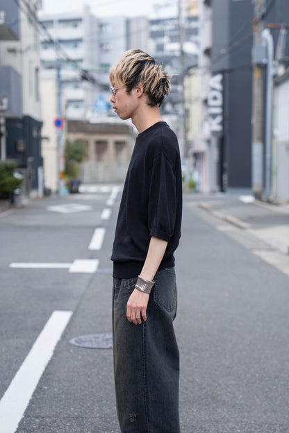 Wide knit T-Shirt