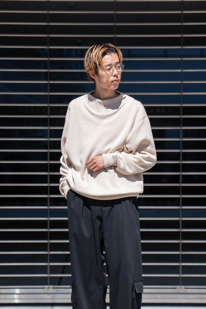 CASHMERE SKIING SWEAT KNITSHIRT