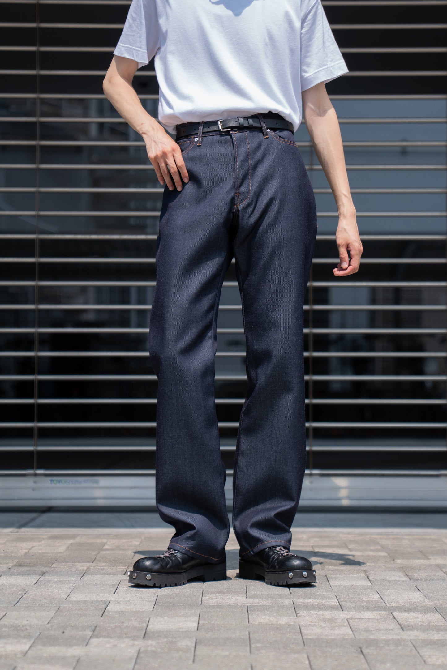 DENIM PANT IN WOOL DENIM