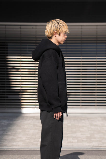 WOOL SWEAT ZIP HOODIE