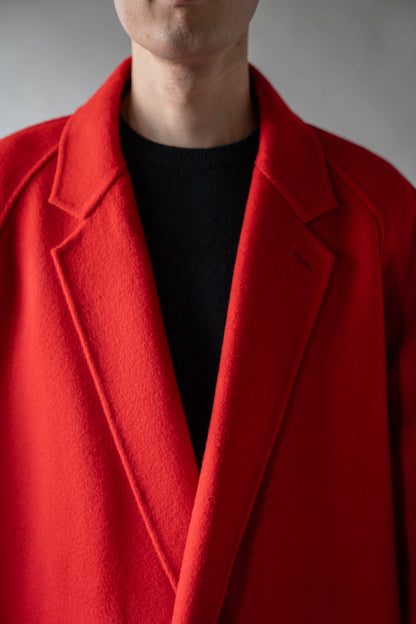 W/CA DOUBLE FACE NOTCH LAPEL COAT(ST.1544)