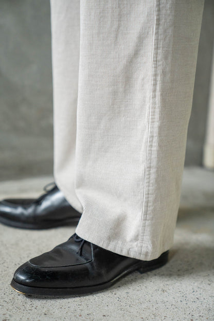 stone‑washed corduroy pants