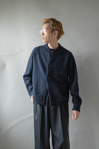 CREW NECK CARDIGAN