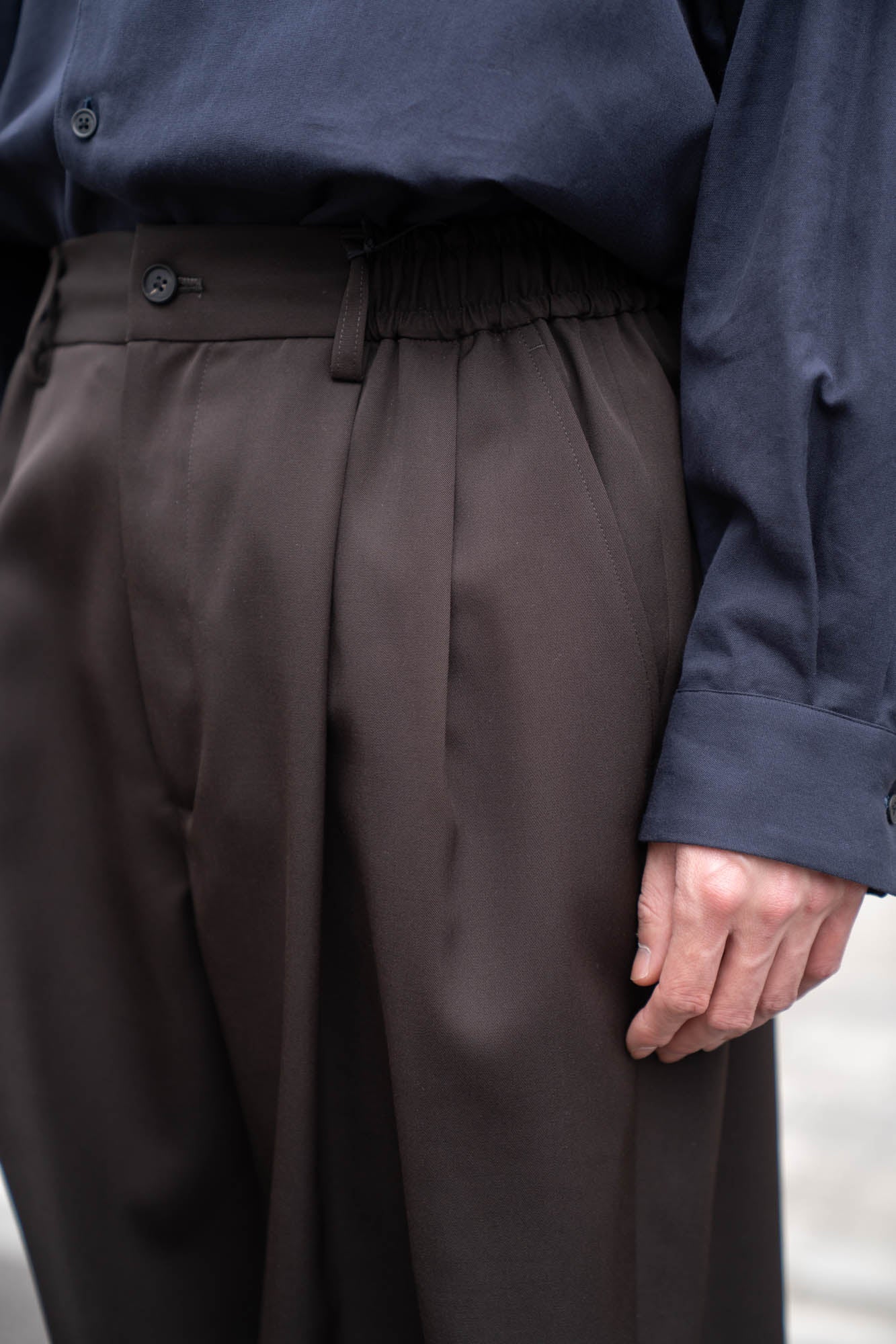 WIDE EASY SHORT TROUSERS(ST.1435)