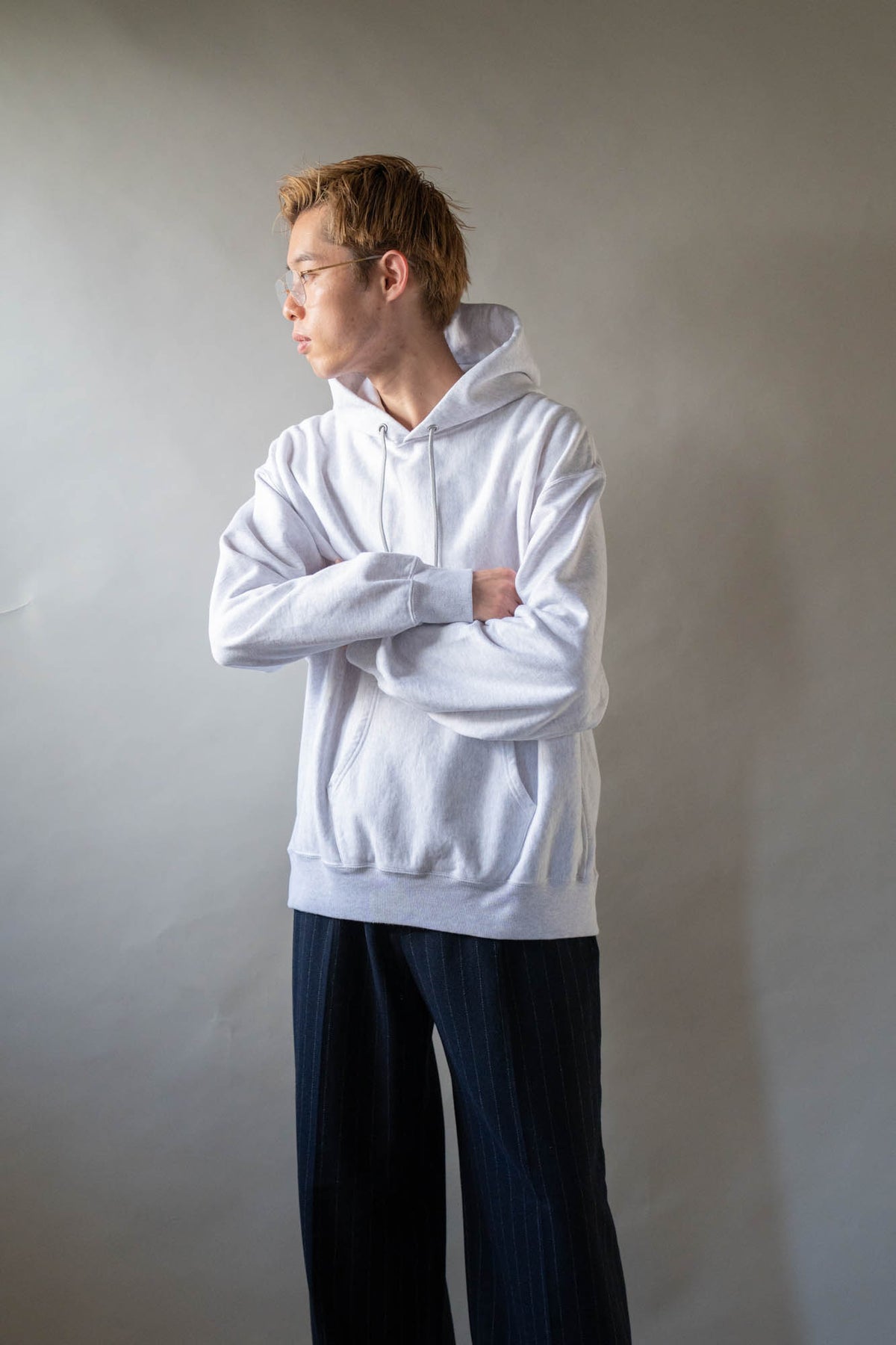 Soft&Hard Sweat Hoodie P/O Wide