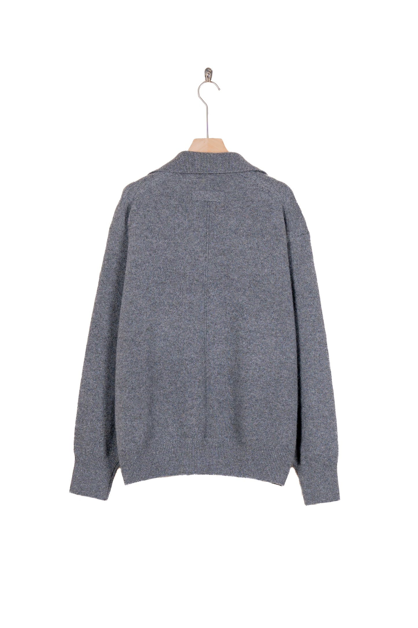 EXTRA FINE WOOL KNIT SKIPPER LS