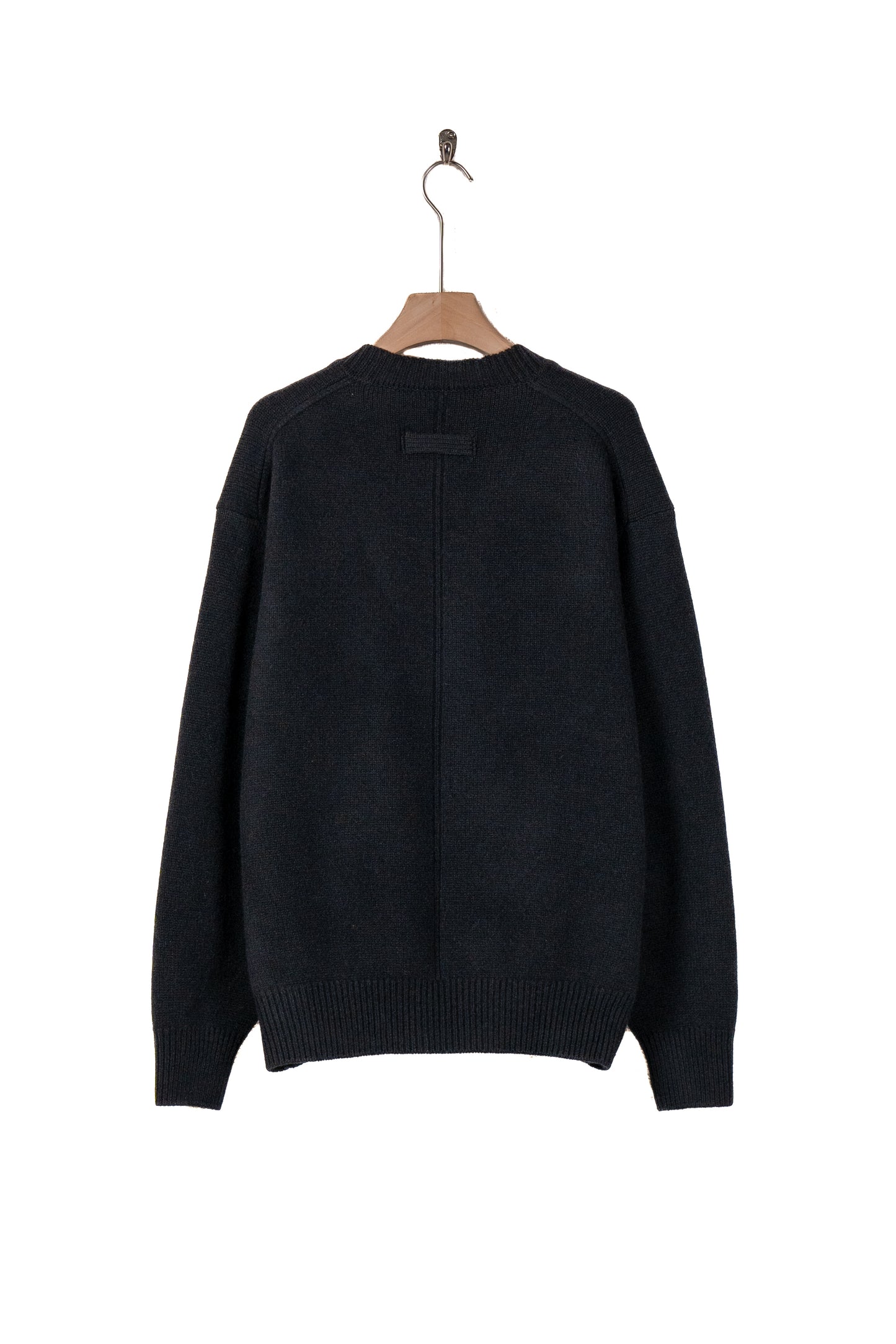 EXTRA FINE WOOL WARM KNIT CREW NECK LS