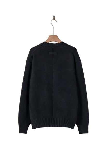 EXTRA FINE WOOL WARM KNIT CREW NECK LS