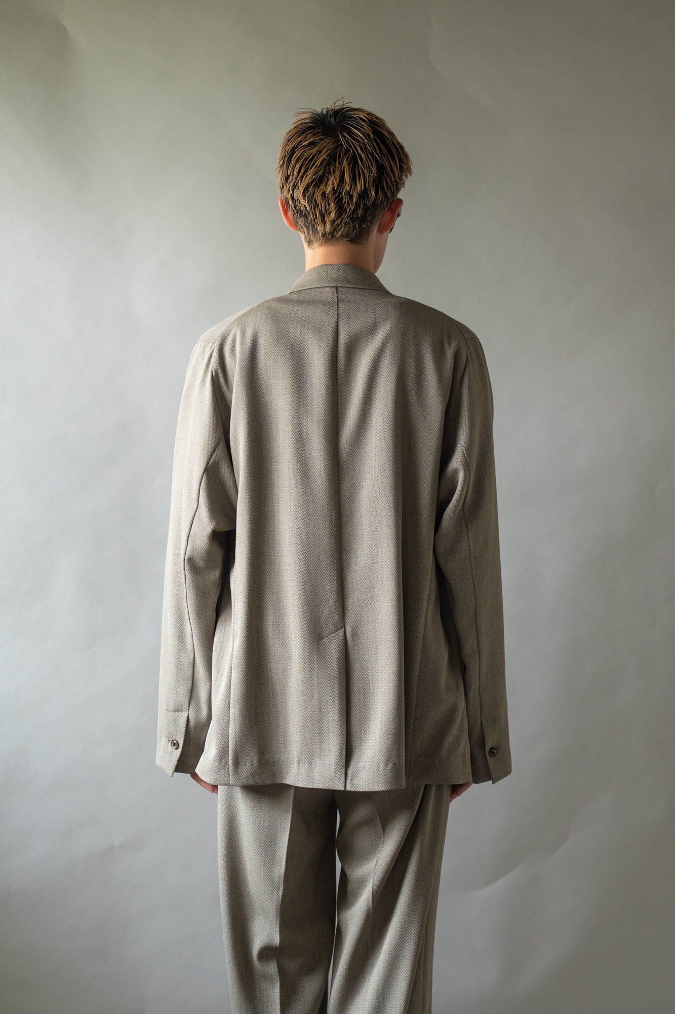 DOUBLE-BREASTED RELAX SHOULDER JACKET