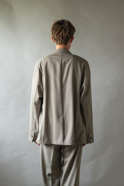 DOUBLE-BREASTED RELAX SHOULDER JACKET