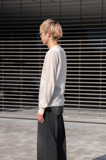 W/AL/NY KNIT CREW NECK LS(ST.1480)