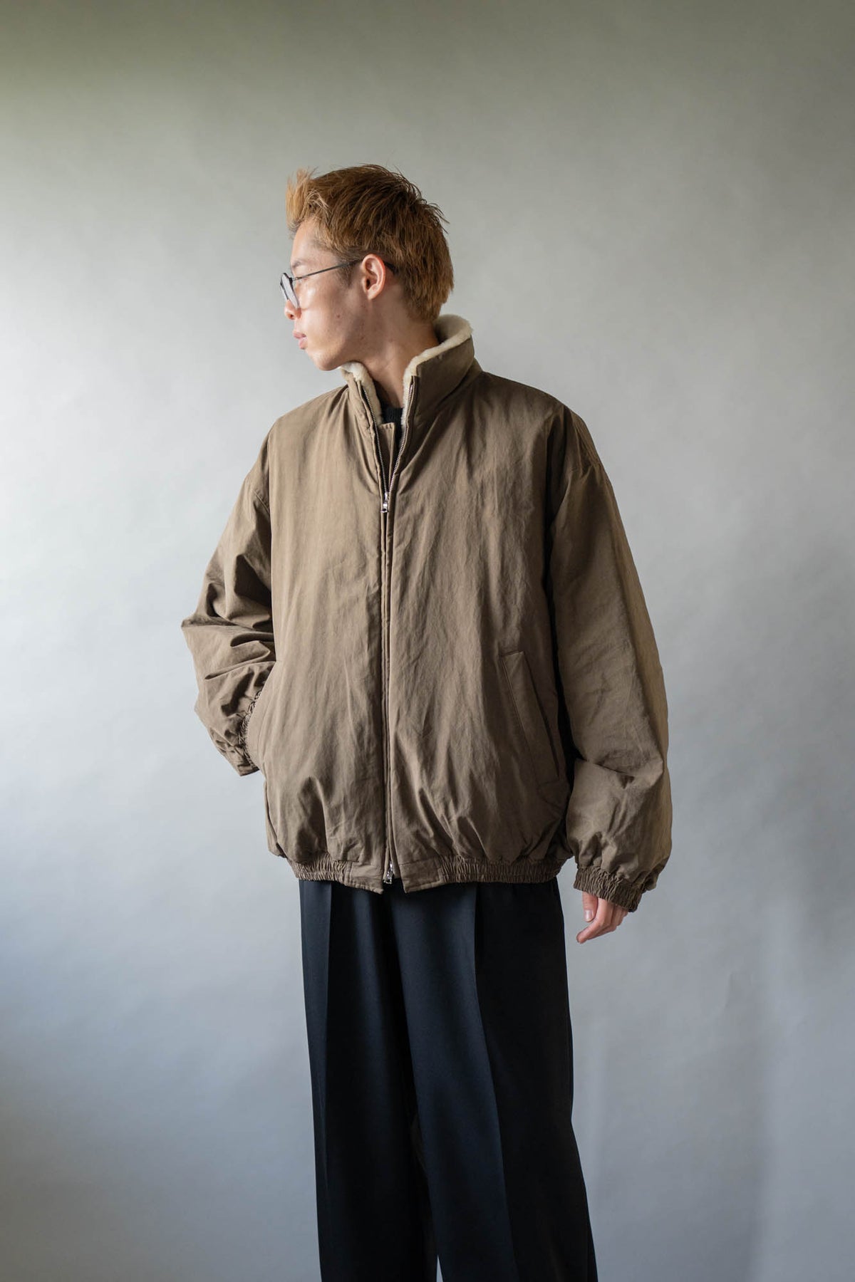 MOUTON INNER REVERSIBLE PADDED JACKET(ST.1556)