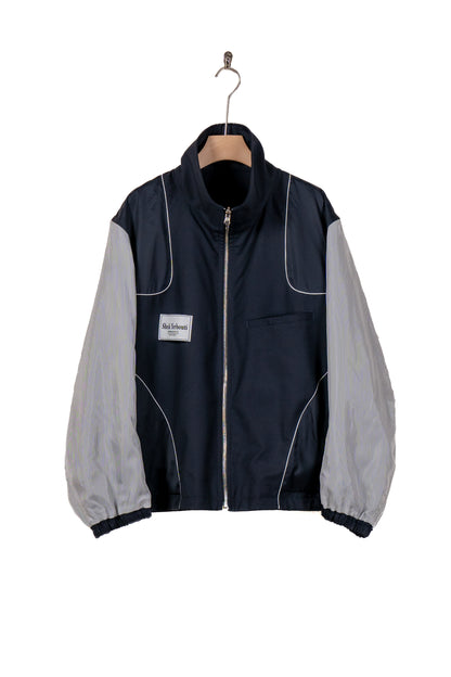 WOOL GABARDINE REVERSIBLE TRACK JACKET