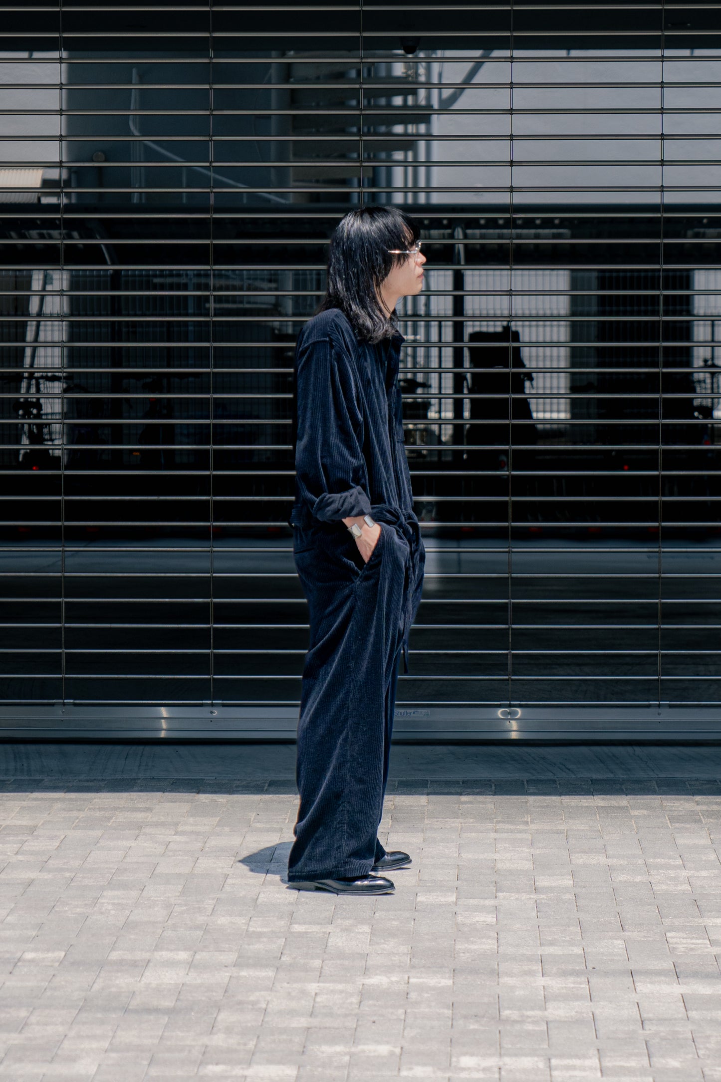 Wide Corduroy Jumpsuit