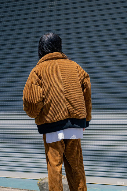 Cotton Corduroy Puffer Blouson