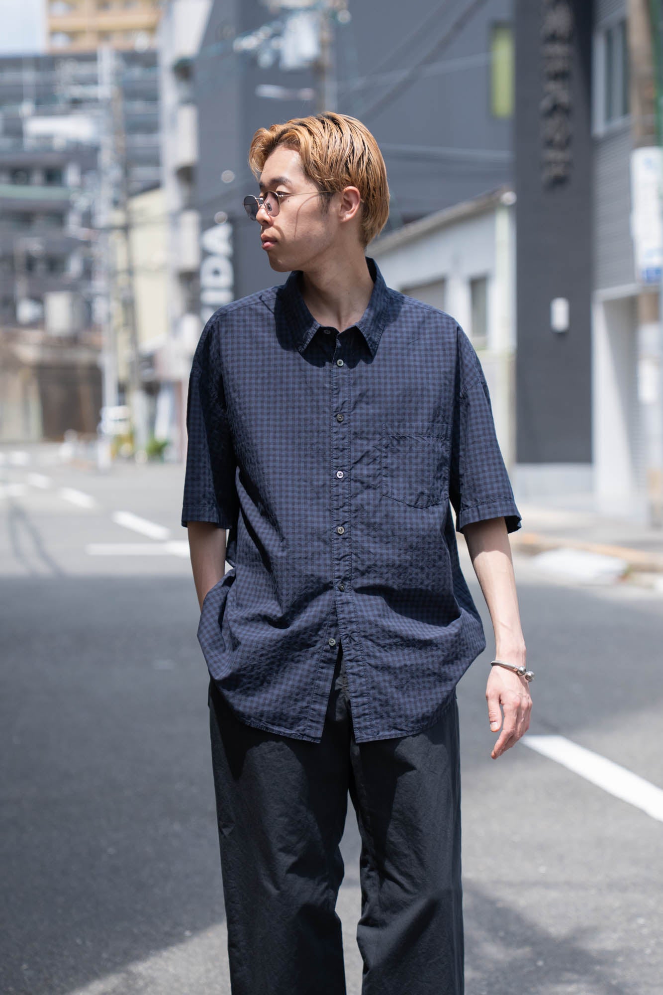 Huge Gingham Check Shirt