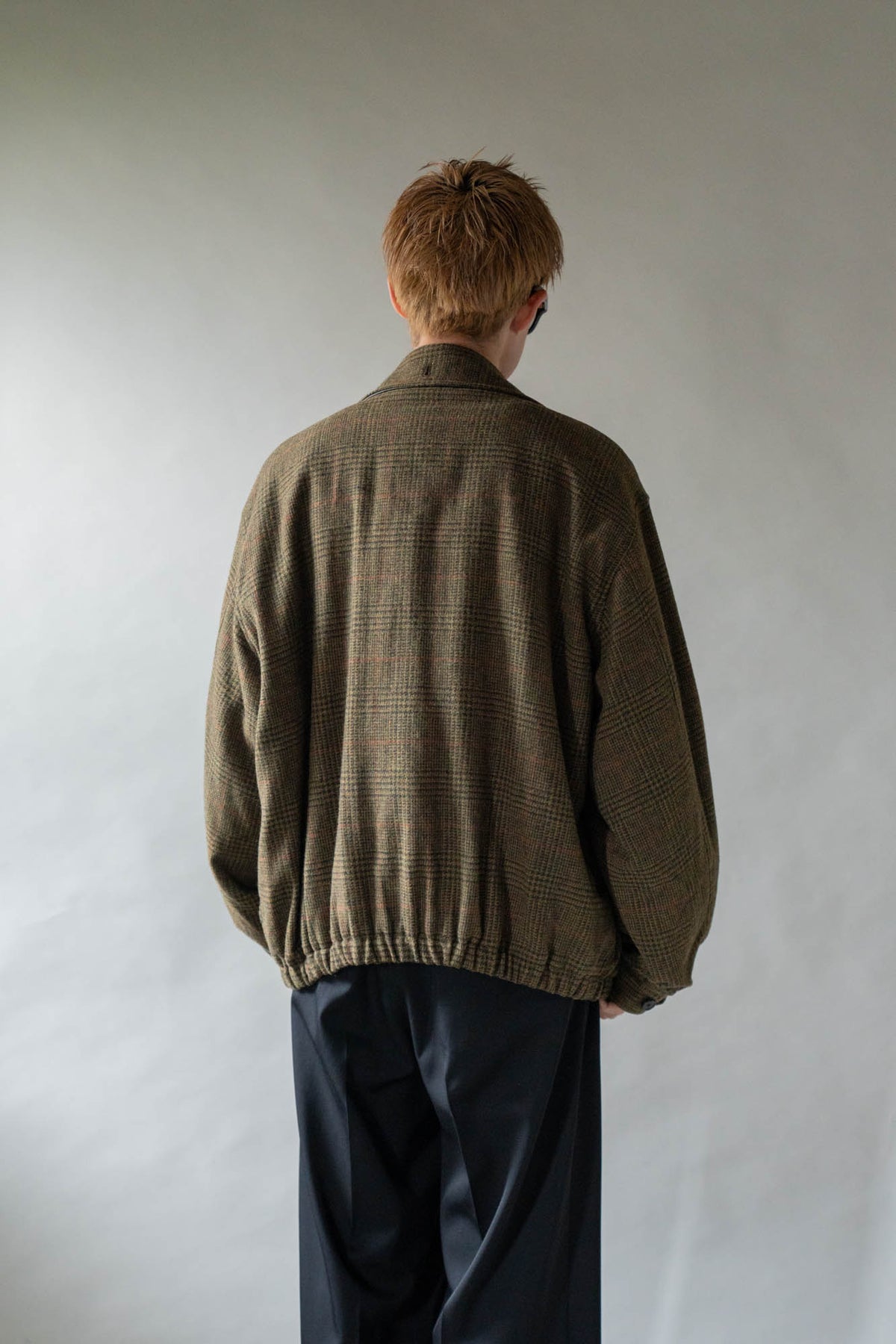 DETATCHABLE COLLAR BRITISH TWEED JACKET(ST.1577)