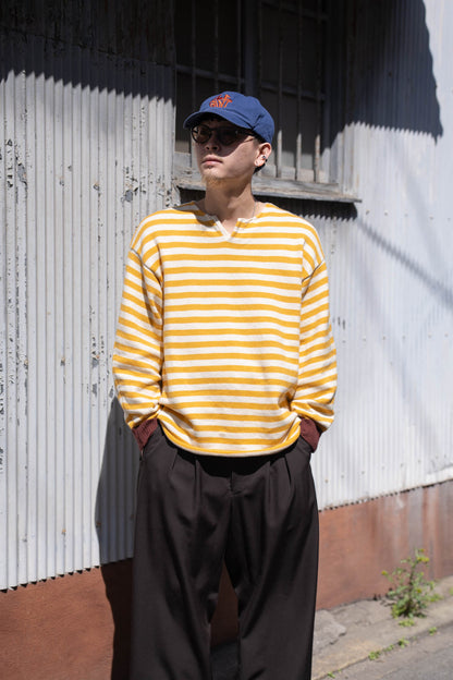 Cotton skipper border pullover