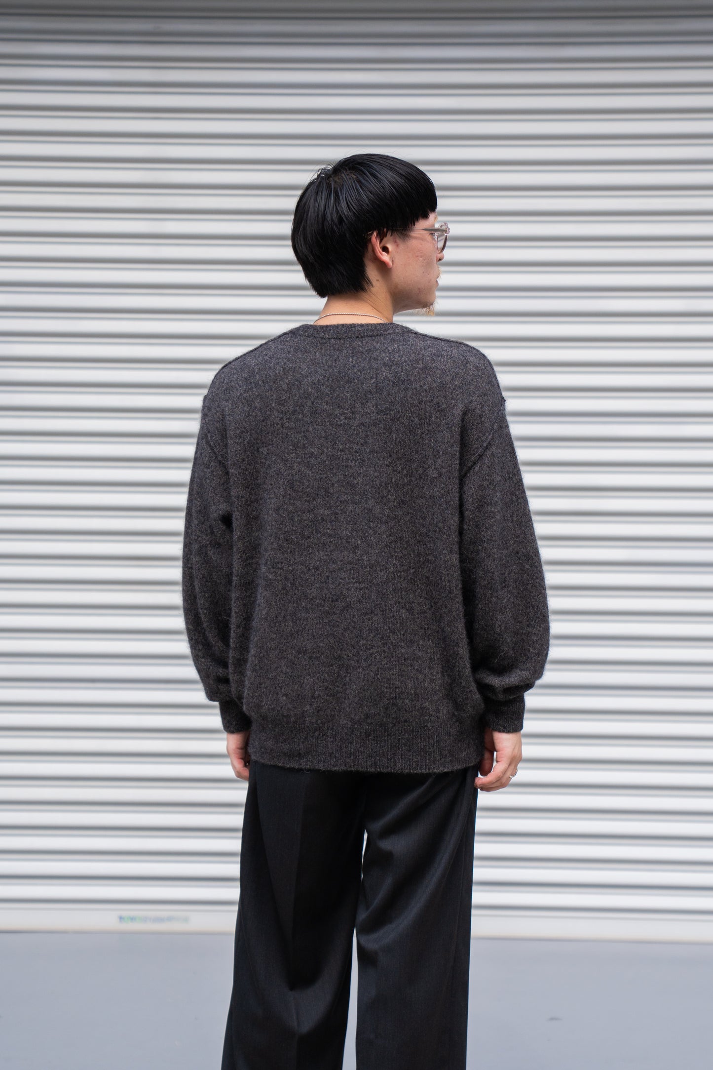 WOOL/ALPACA KNIT CREW NECK LS(ST.1294)