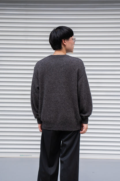 WOOL/ALPACA KNIT CREW NECK LS(ST.1294)