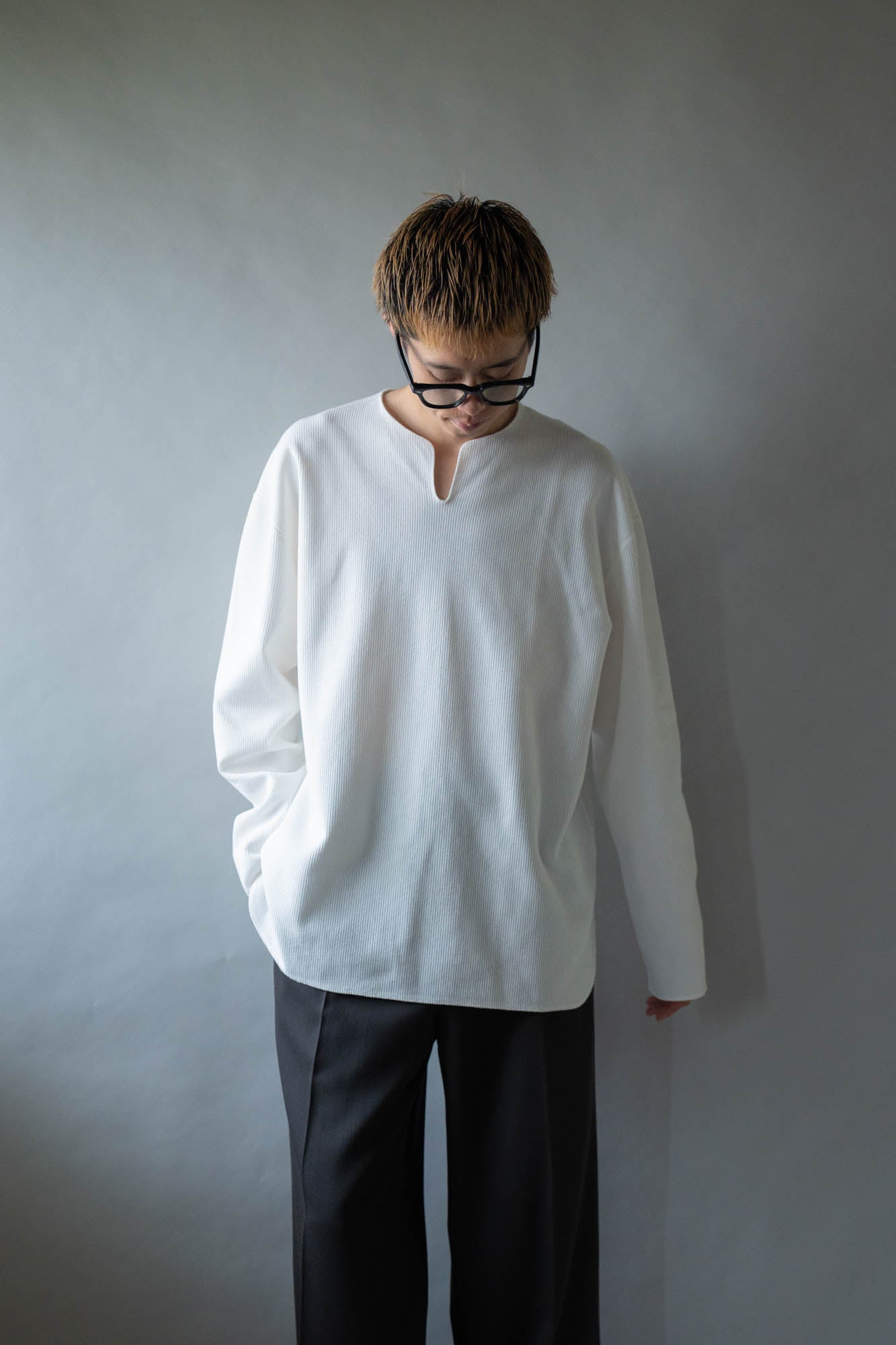 Rough&Smooth Thermal Over-neck L/S