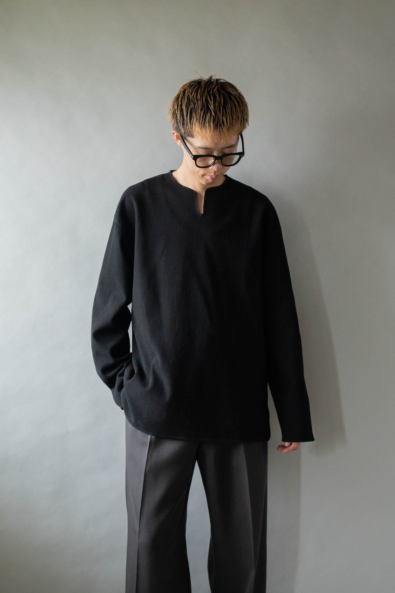 Rough&Smooth Thermal Over-neck L/S