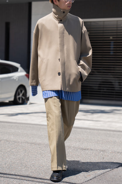 WOOL OVERSIZE SHORT COAT