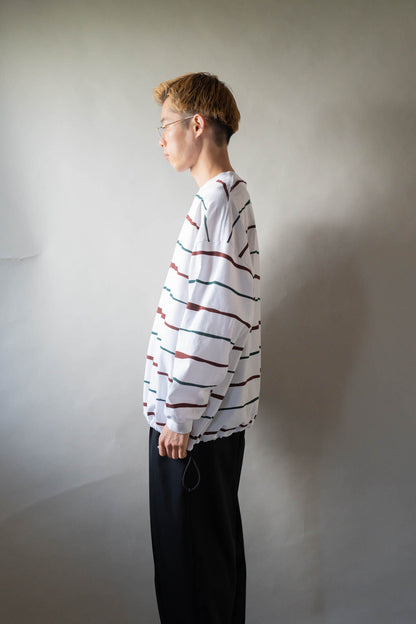 SUPER BIG STRIPE LS TEE