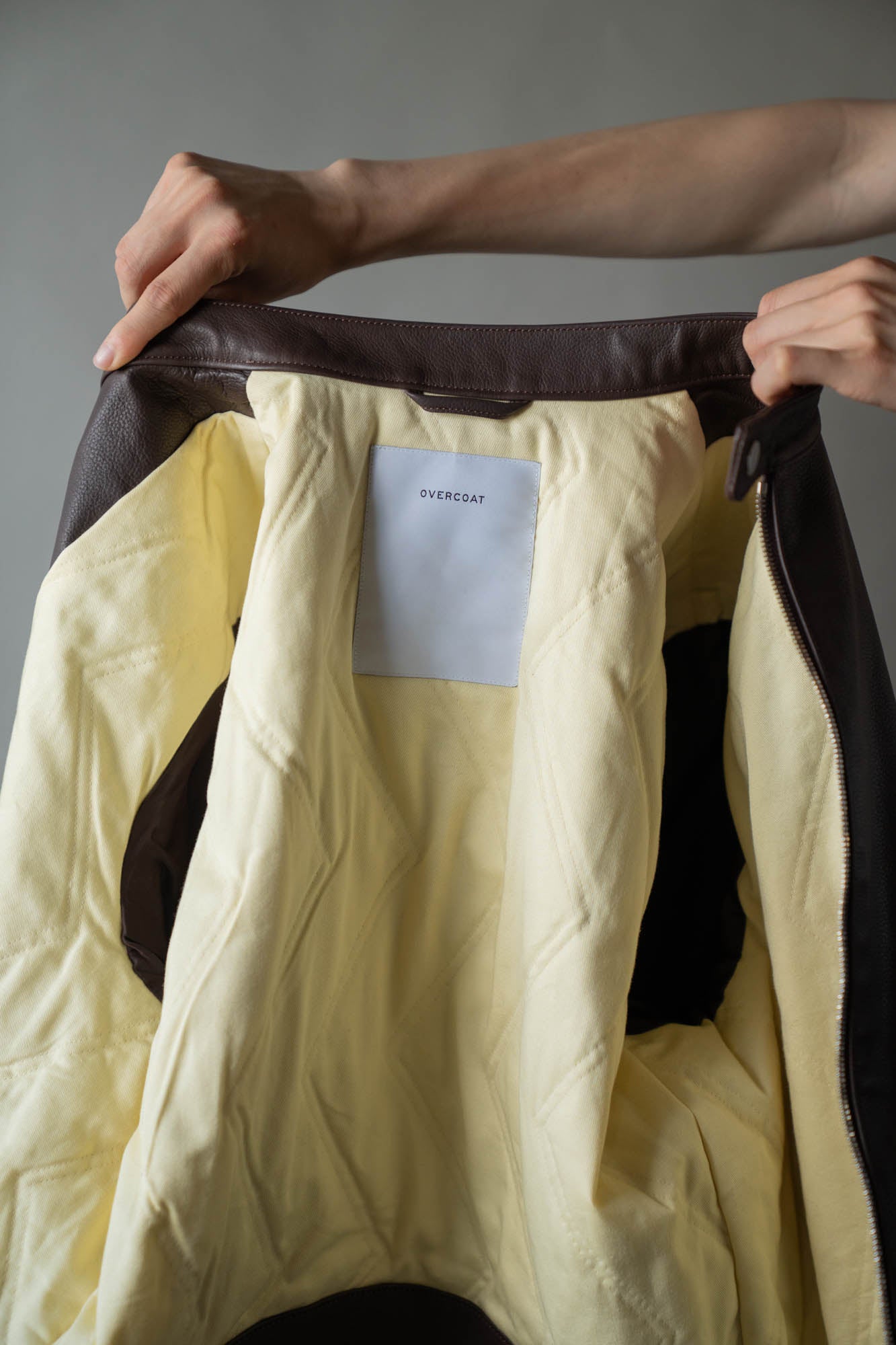 Leather Double Zip-up Blouson