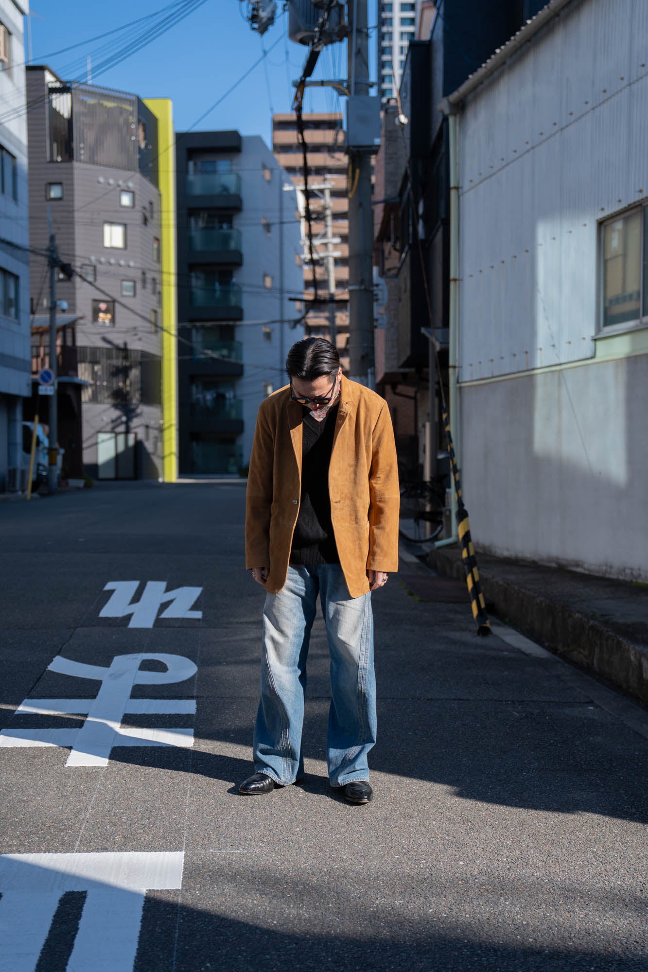 Suede Single Breasted Jacket