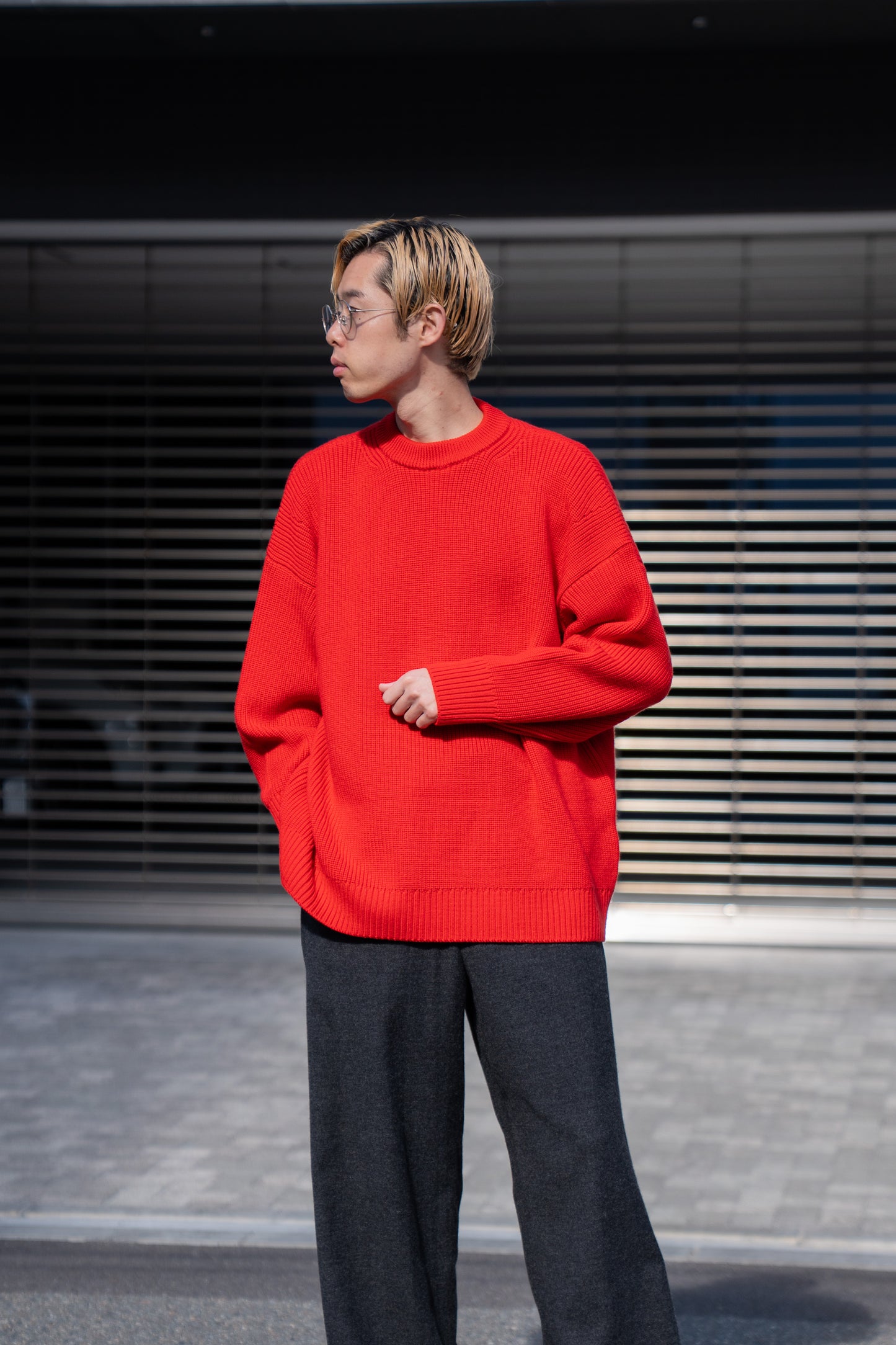 MERINO WOOL CREWNECK KNIT
