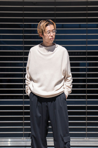 CASHMERE SKIING SWEAT KNITSHIRT