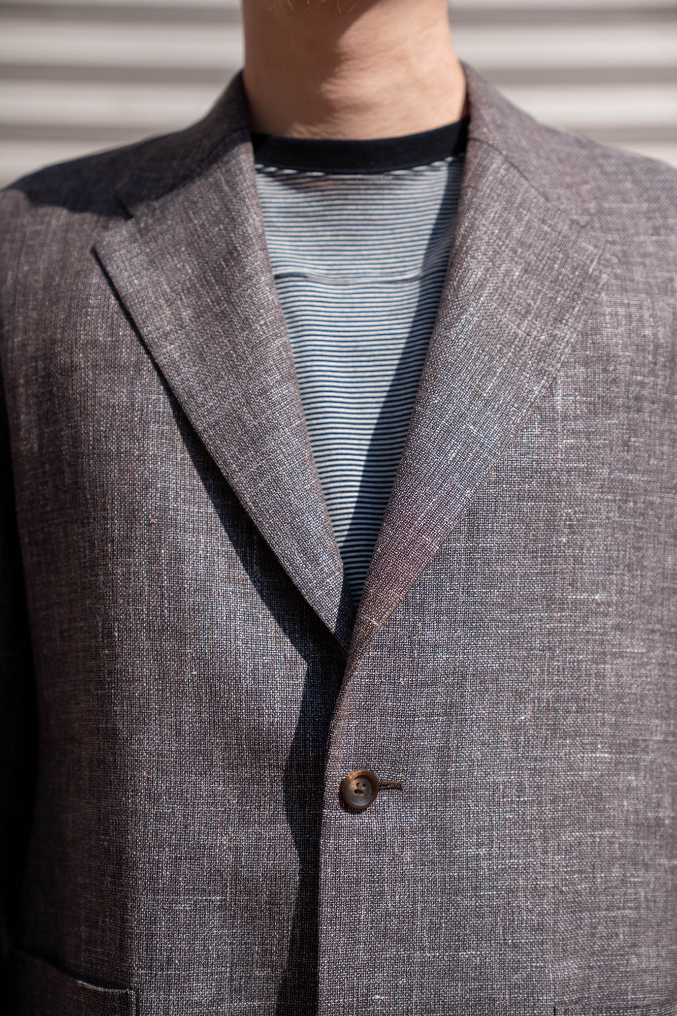 WOOL LINEN 2B JACKET – sign | サイン