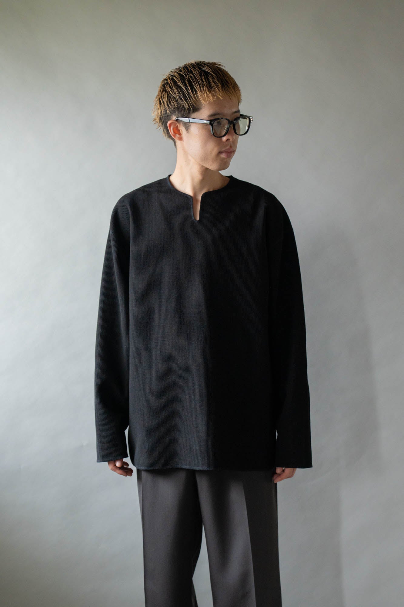 Rough&Smooth Thermal Over-neck L/S