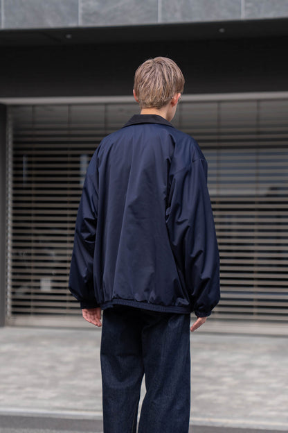 SILK-BACK STAND COLLAR ZIP JACKET(ST.1378)