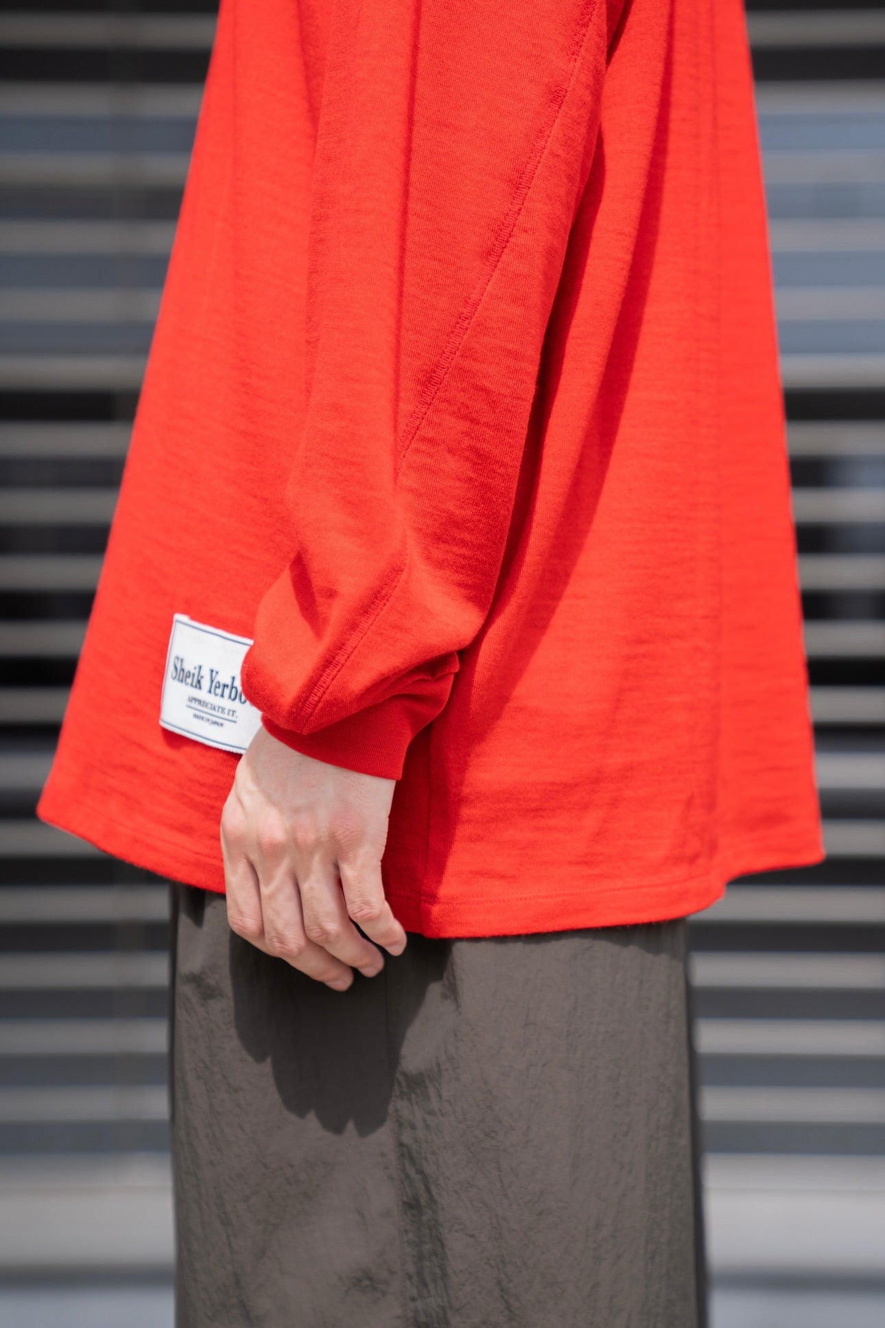 MERINO WOOL HIGH NECK L/S T-SHIRT