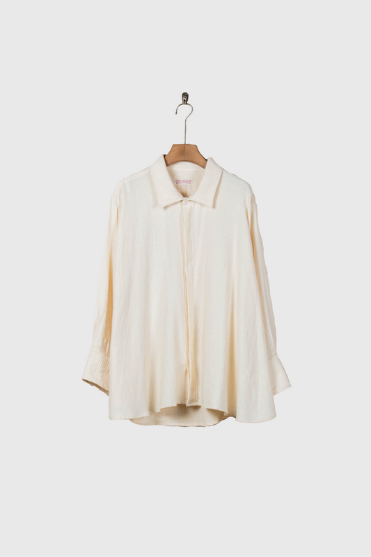 Draped Shirt-Jacket in KP