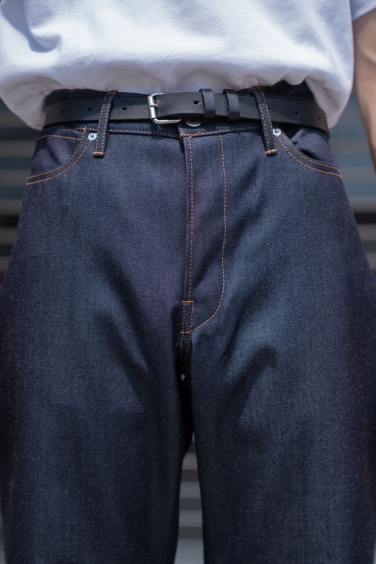 DENIM PANT IN WOOL DENIM