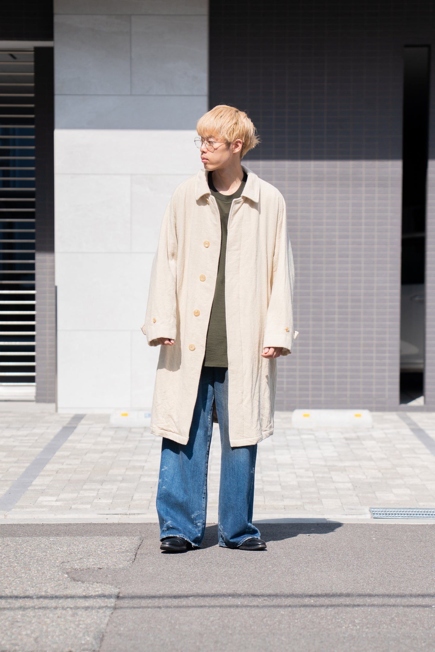 Classic Wool Balmacaan Coat