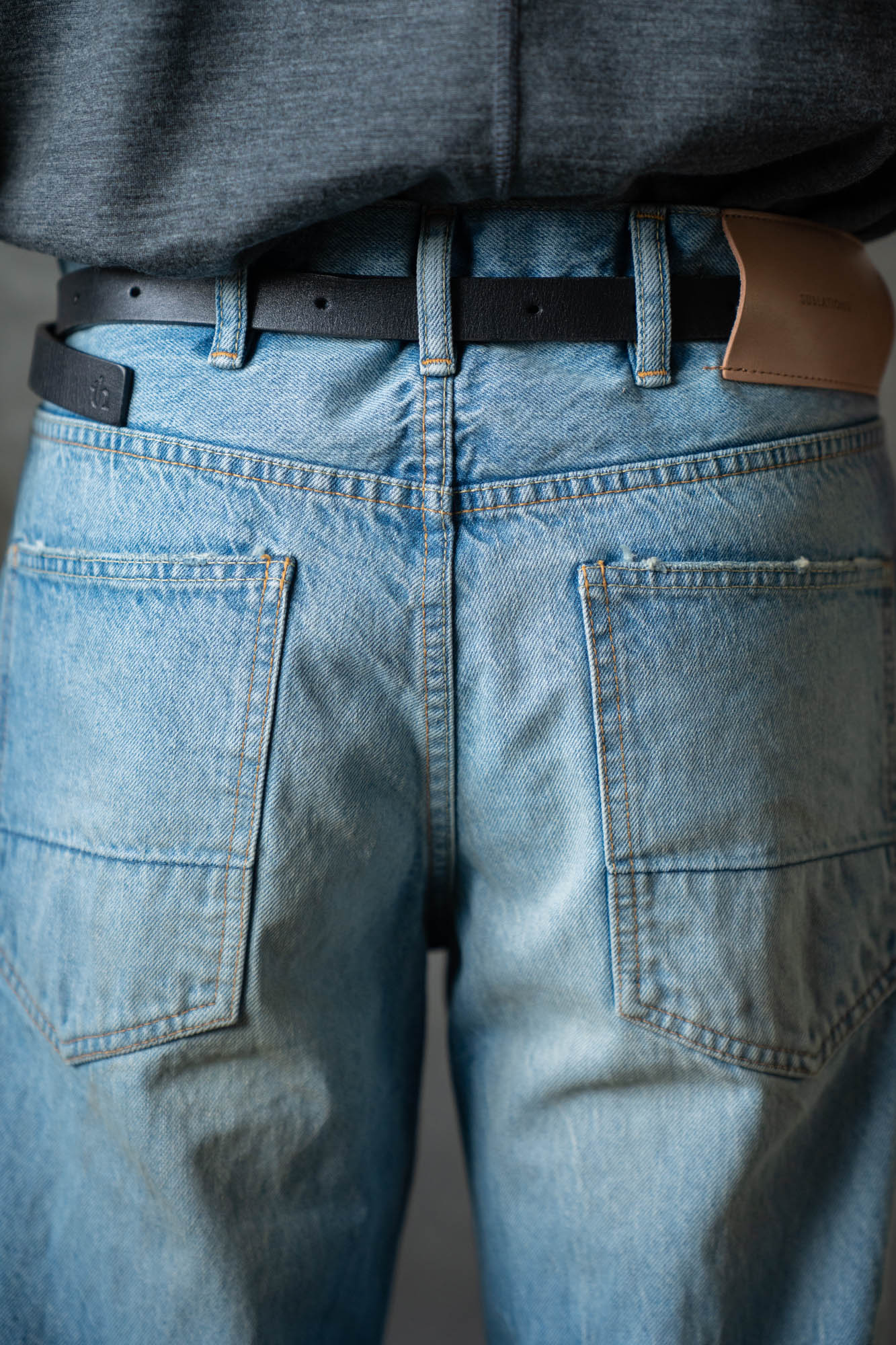 ORDINARY STRAIGHT DENIM PANTS .16 -Brando-