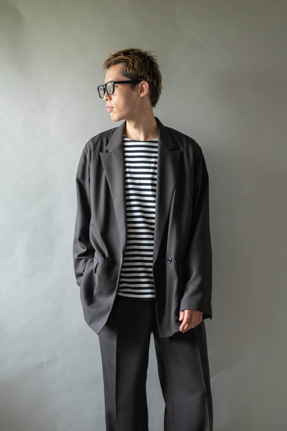 DOUBLE-BREASTED RELAX SHOULDER JACKET