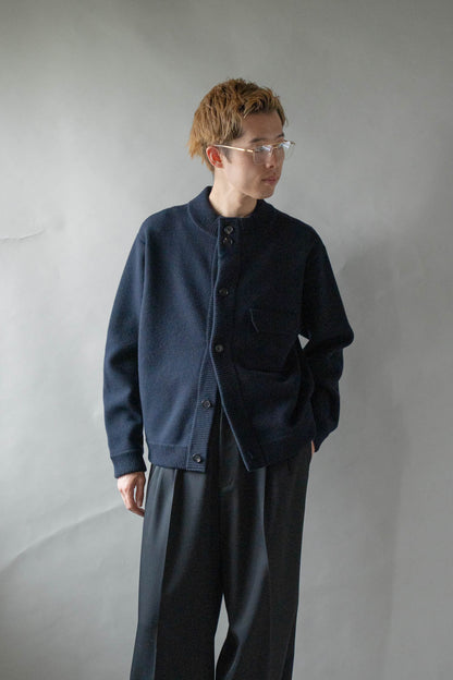 CREW NECK CARDIGAN