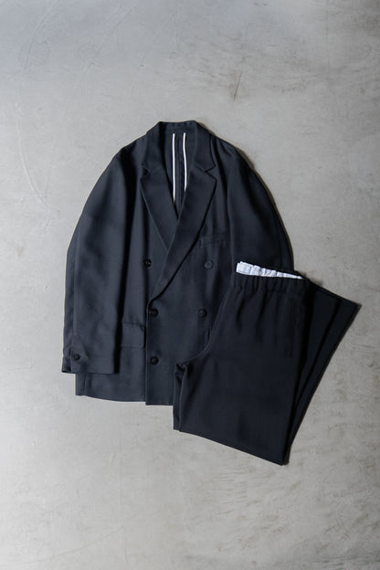 sign別注  TRICOTINE DOUBLE BREASTED JACKET ＆ TRICOTINE DRAWSTRING TROUSER